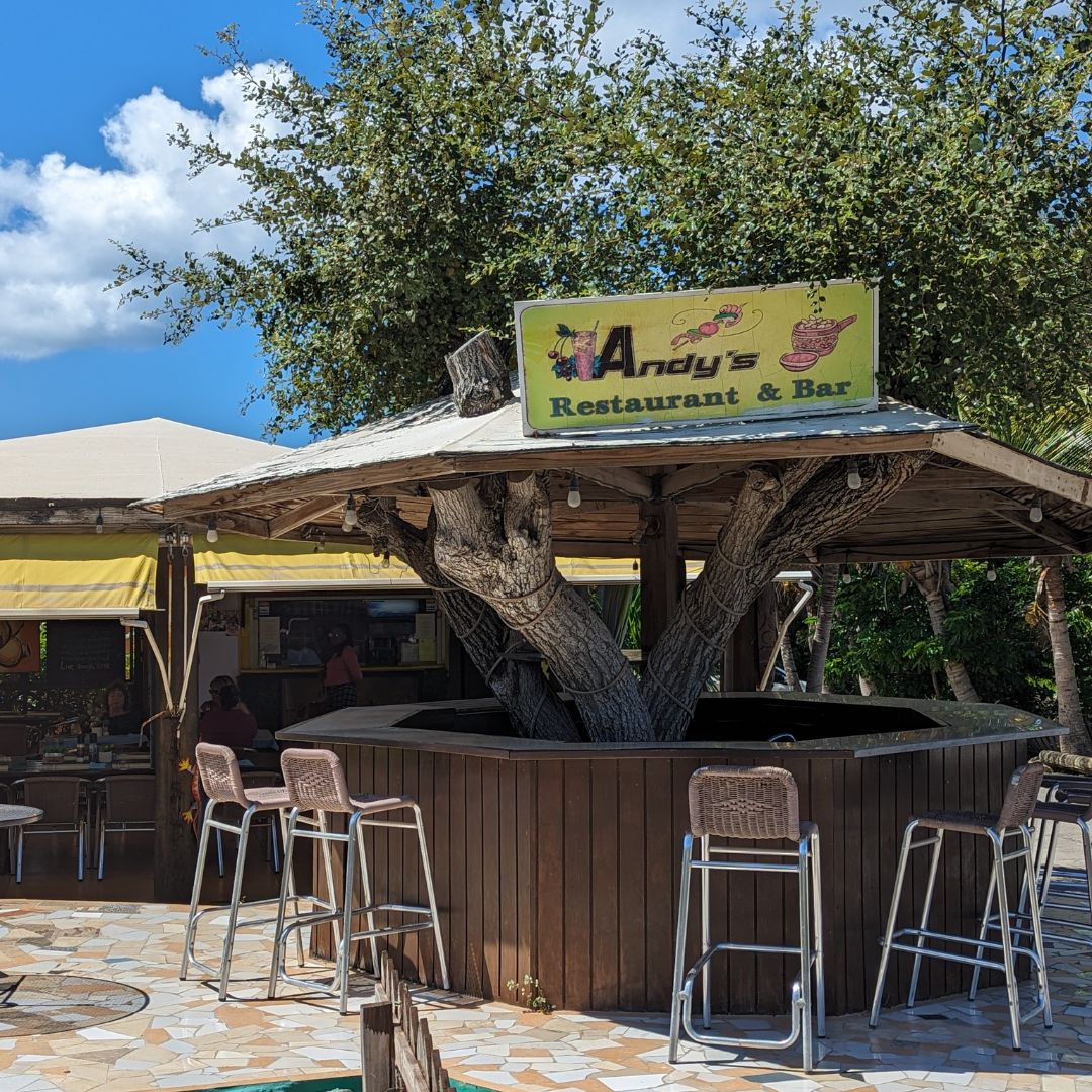 View of entrance to Andy's Restaurant and Bar