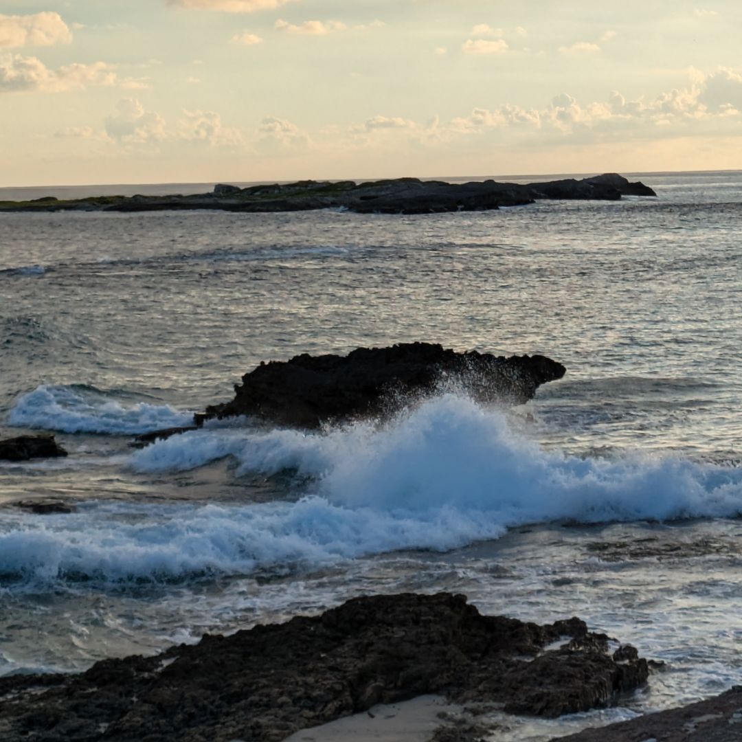 Anguillita Island at Sunset